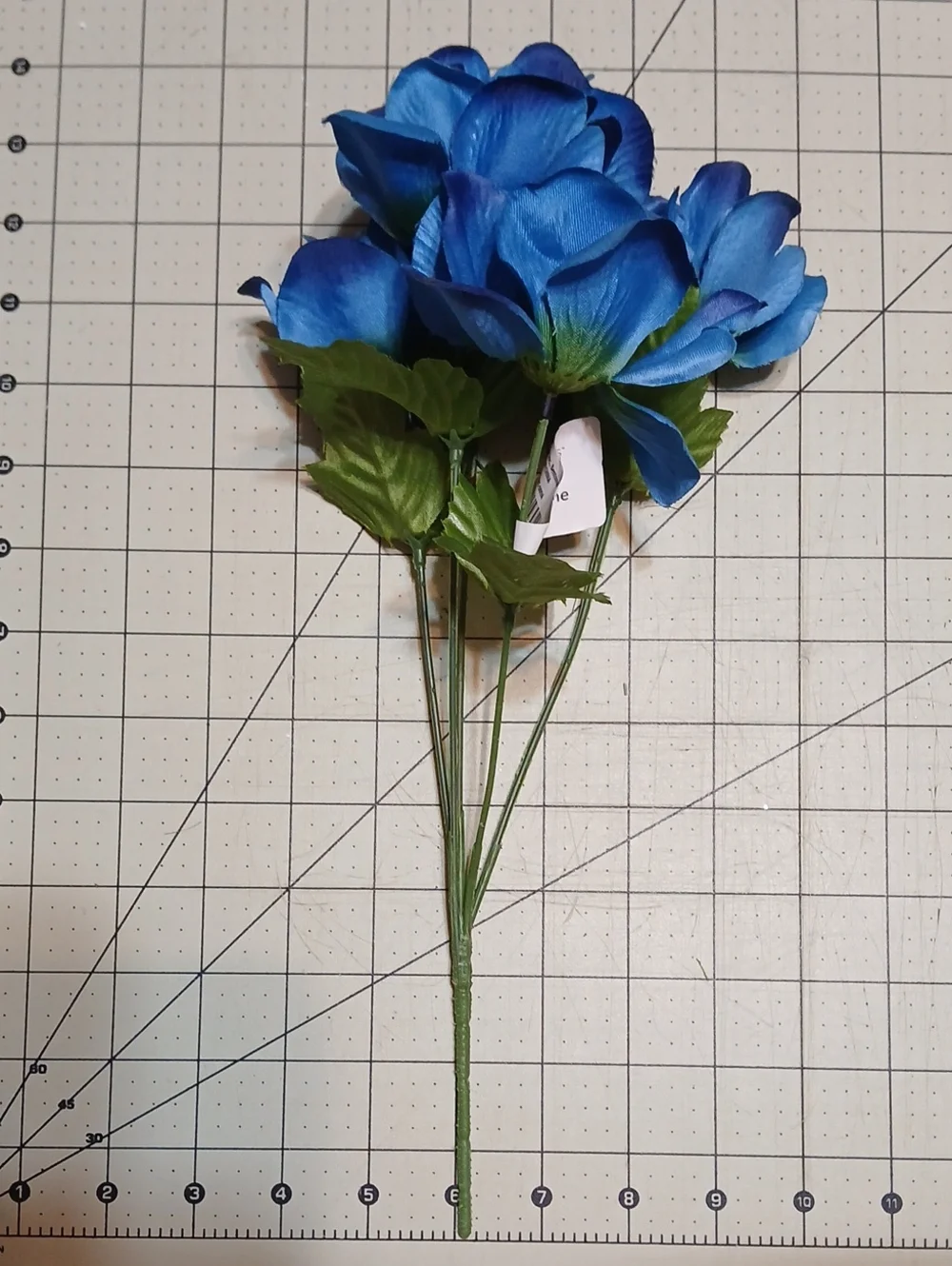 Mainstays Blue Anemone Artificial Floral Bouquet